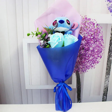 Stitch Bouquet Minnie Mouse Plush Toy Doll Bouquet Gift Box - Lusy Store LLC