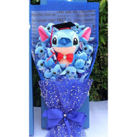 Stitch Bouquet Minnie Mouse Plush Toy Doll Bouquet Gift Box - Lusy Store LLC