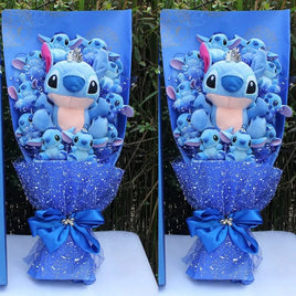 Stitch Bouquet Minnie Mouse Plush Toy Doll Bouquet Gift Box - Lusy Store LLC