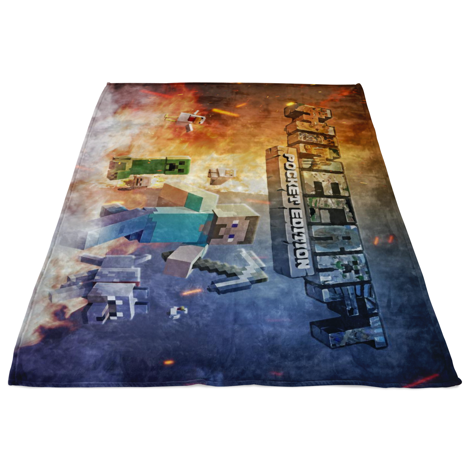 Minecraft Fleece Blanket Champions Blanket Warm And Super Comfortable Best Gift For Kids - Lusy Store