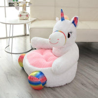 Stuffed Animal Chair Lovely Teddy Bear Panda Unicorn Duck Sofa Chair Plush Toys Cushion - Lusy Store