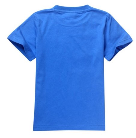 Summer Black Blue Cotton T-Shirt Minecraft Halloween - Lusy Store