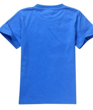 Summer Black Blue Cotton T-Shirt Minecraft Halloween - Lusy Store