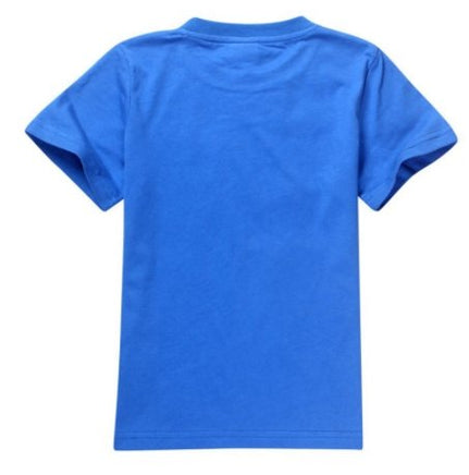 Summer Black Blue Cotton T-Shirt Minecraft Halloween - Lusy Store