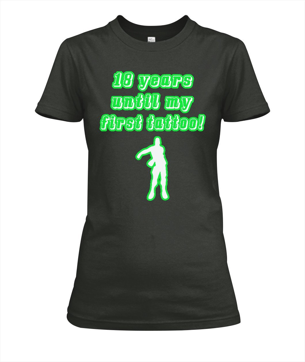 Summer Tshirt woman 18 YEARS UNTIL MY FIRST TATTOO - Lusy Store