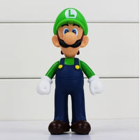 Super Mario Bros Luigi Mario Action Figure PVC Toy Doll 13cm - Lusy Store