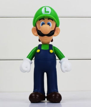 Super Mario Bros Luigi Mario Action Figure PVC Toy Doll 13cm - Lusy Store