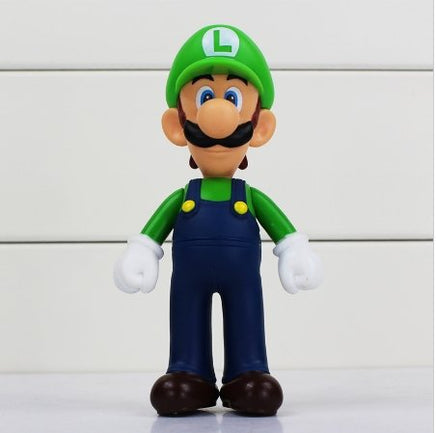 Super Mario Bros Luigi Mario Action Figure PVC Toy Doll 13cm - Lusy Store
