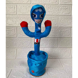 Superhero Action Figures Talking Toy Dancing Cactus Doll Speak Sound Record Repeat T75 - Lusy Store