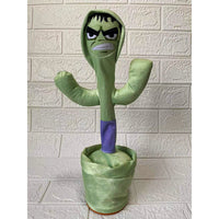 Superhero Action Figures Talking Toy Dancing Cactus Doll Speak Sound Record Repeat T75 - Lusy Store