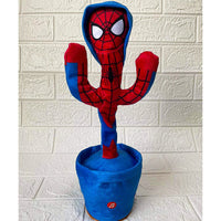 Superhero Action Figures Talking Toy Dancing Cactus Doll Speak Sound Record Repeat T75 - Lusy Store