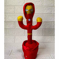Superhero Action Figures Talking Toy Dancing Cactus Doll Speak Sound Record Repeat T75 - Lusy Store