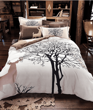 Svetanya Tree Deer print Bedding Set - Lusy Store