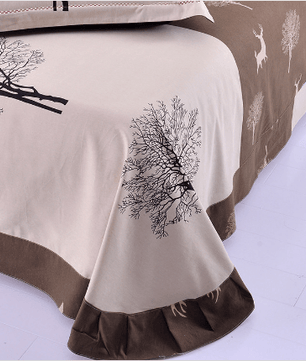 Svetanya Tree Deer print Bedding Set - Lusy Store
