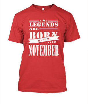 T-shirt Legends Are Born In November Funny - Lusy Store