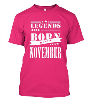 T-shirt Legends Are Born In November Funny - Lusy Store