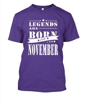 T-shirt Legends Are Born In November Funny - Lusy Store