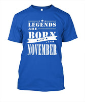 T-shirt Legends Are Born In November Funny - Lusy Store