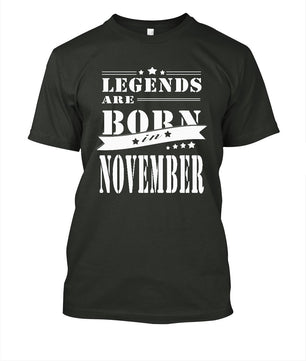 T-shirt Legends Are Born In November Funny - Lusy Store