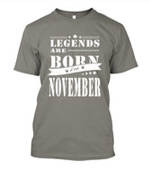T-shirt Legends Are Born In November Funny - Lusy Store