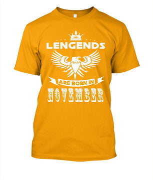 T Shirts Legends Are Born In November Tees Teenage - Lusy Store