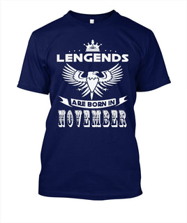 T Shirts Legends Are Born In November Tees Teenage - Lusy Store