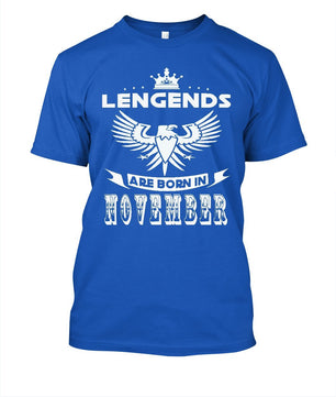 T Shirts Legends Are Born In November Tees Teenage - Lusy Store