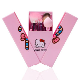 Teen Girls Cute Hello Kitty Makeup Brushes Set Pink Box - Lusy Store