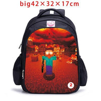 Teenager MineCraft Cartoon Backpack Boy Cartoon School Bags Mochila Sac A Dos - Lusy Store