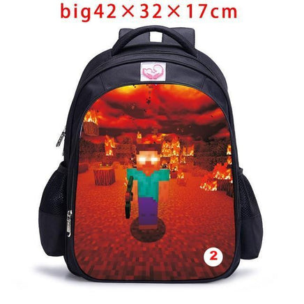 Teenager MineCraft Cartoon Backpack Boy Cartoon School Bags Mochila Sac A Dos - Lusy Store