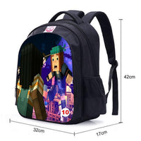 Teenager MineCraft Cartoon Backpack Boy Cartoon School Bags Mochila Sac A Dos - Lusy Store