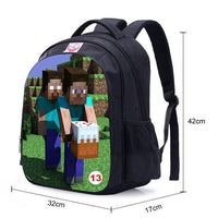 Teenager MineCraft Cartoon Backpack Boy Cartoon School Bags Mochila Sac A Dos - Lusy Store