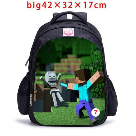 Teenager MineCraft Cartoon Backpack Boy Cartoon School Bags Mochila Sac A Dos - Lusy Store