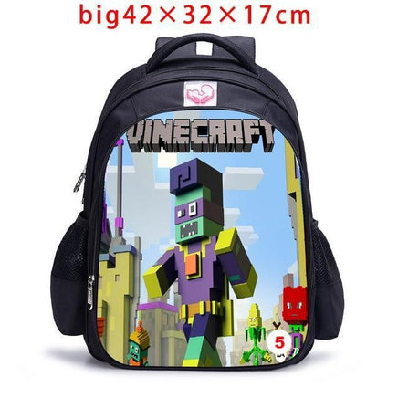 Teenager MineCraft Cartoon Backpack Boy Cartoon School Bags Mochila Sac A Dos - Lusy Store