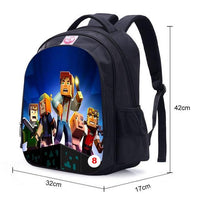 Teenager MineCraft Cartoon Backpack Boy Cartoon School Bags Mochila Sac A Dos - Lusy Store