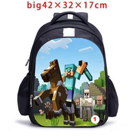 Teenager MineCraft Cartoon Backpack Boy Cartoon School Bags Mochila Sac A Dos - Lusy Store