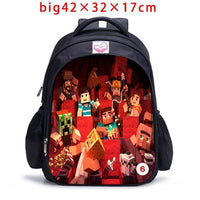 Teenager MineCraft Cartoon Backpack Boy Cartoon School Bags Mochila Sac A Dos - Lusy Store