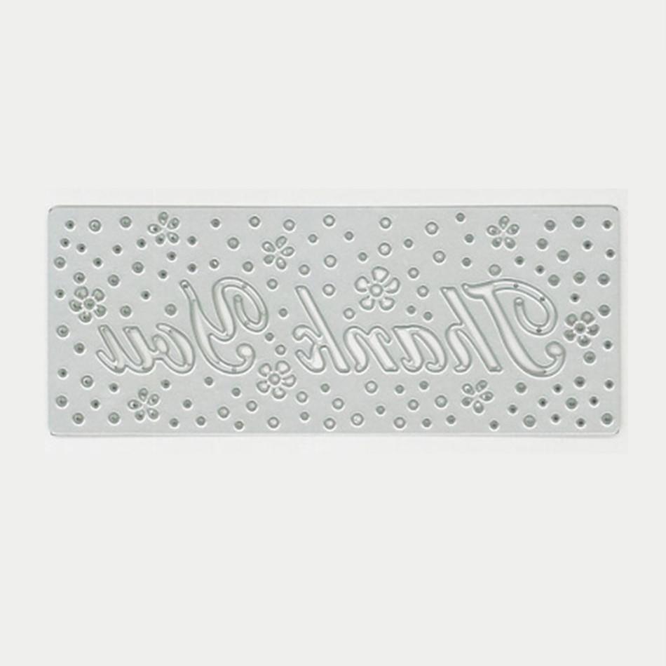 Thank You Metal Cutting Dies for Scrapbooking Card Making Album Embossing Crafts - Lusy Store