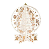 Thanks To the Girlfriend Bronzing Paper Hollow Christmas Crystal Ball Card - Lusy Store