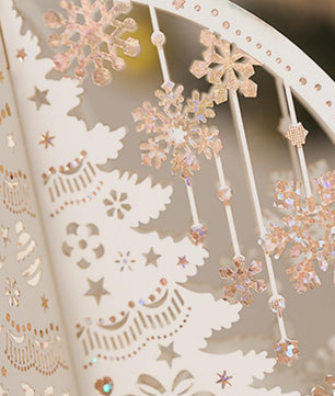 Thanks To the Girlfriend Bronzing Paper Hollow Christmas Crystal Ball Card - Lusy Store