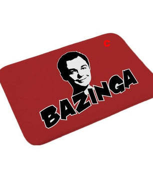 The Big Bang Theory Print Rug Bathroom Non-slip Carpet Soft Flannel - Lusy Store