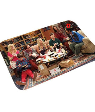 The Big Bang Theory Print Rug Bathroom Non-slip Carpet Soft Flannel - Lusy Store