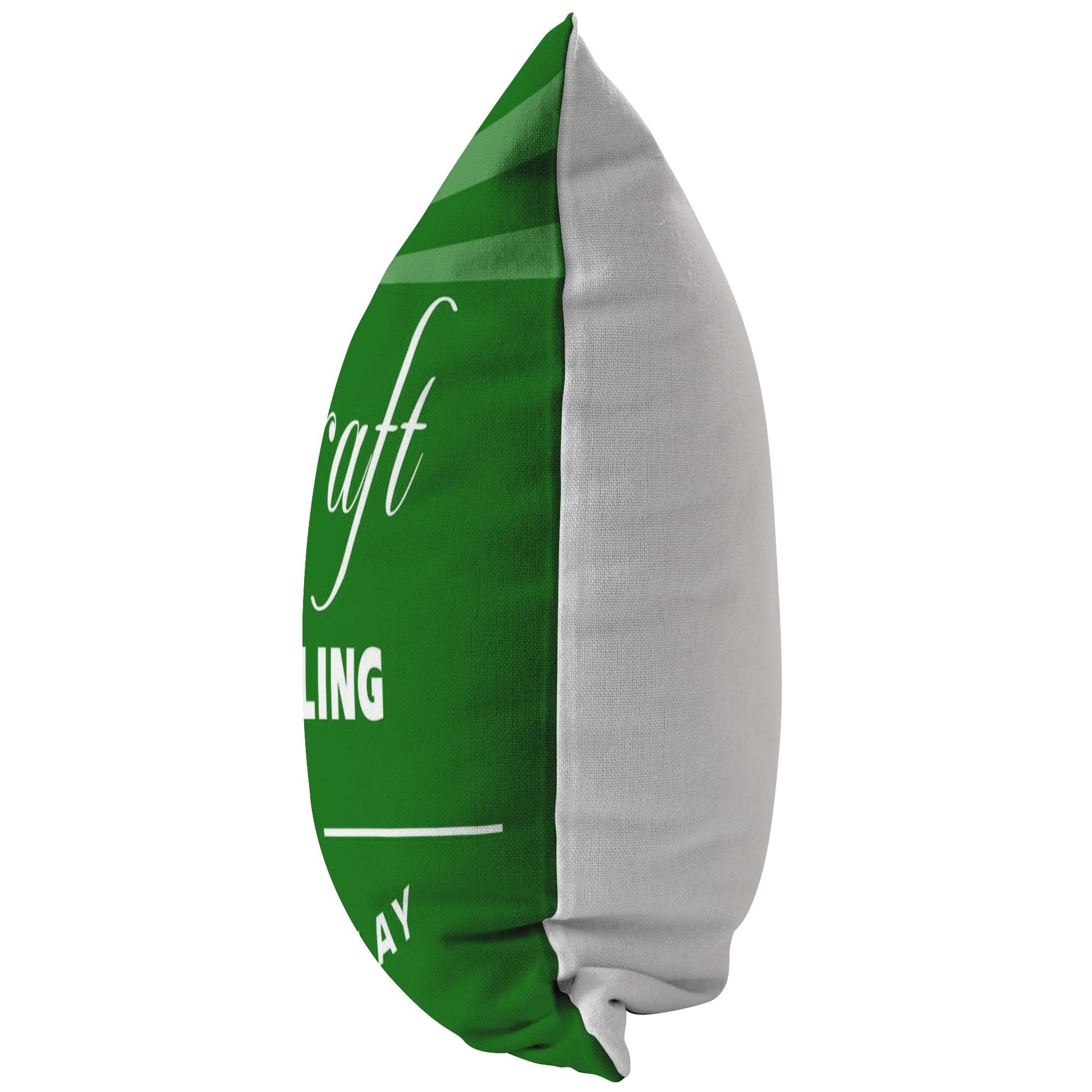 The Minecraft Are Calling Soft Pillow Larger Size Green Color - Lusy Store