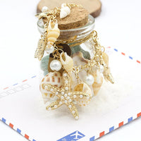 Tidal Marine Shells And Starfish Bohemian Charm Bracelet - Lusy Store