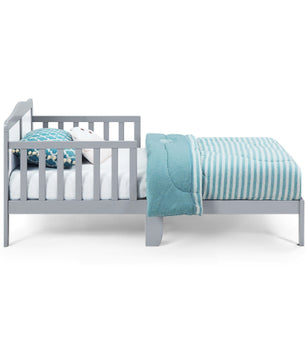 Toddler Bed Birdie Twin Light Gray Natural Solid Wood F376 - Lusy Store