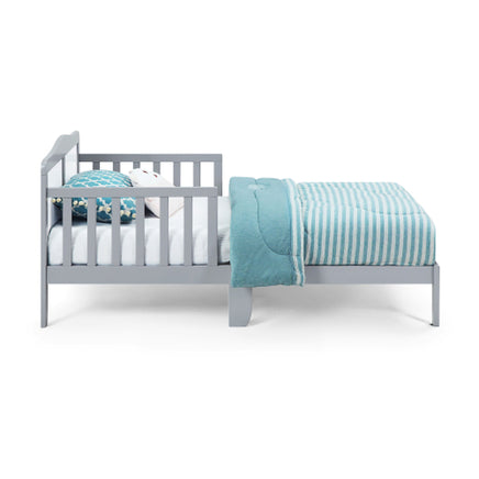 Toddler Bed Birdie Twin Light Gray Natural Solid Wood F376 - Lusy Store