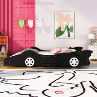 Toddler Bed Football Design Twin Size Faux Leather Upholstered Platform Bed Frame F373 - Lusy Store