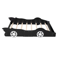 Toddler Bed Football Design Twin Size Faux Leather Upholstered Platform Bed Frame F373 - Lusy Store