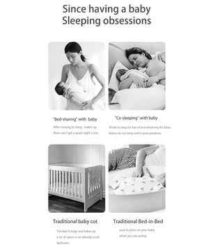 Toddler Bed Simple and Lightweight Comfortable Bed Safety Protection Easy To Install F369 - Lusy Store