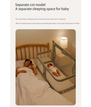 Toddler Bed Simple and Lightweight Comfortable Bed Safety Protection Easy To Install F369 - Lusy Store